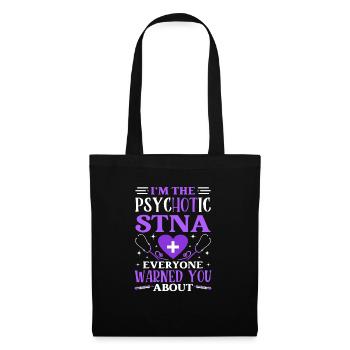 PSYC-HOT-IC STNA-State Tested Nursing Assistant - Tote Bag - black - Front