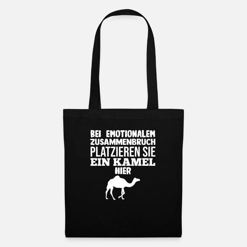 Kamel - Stoffbeutel - Schwarz