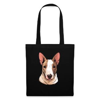Dog Bull Terrier - Tote Bag - black - Front