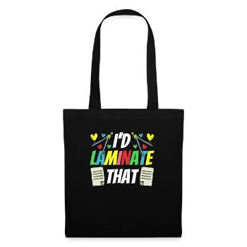 I'm laminating this paraprofessional para - Tote Bag - black - Front