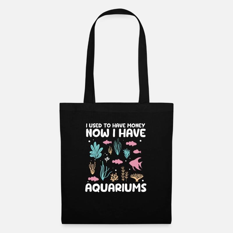 Aquarium - Stoffbeutel - Schwarz
