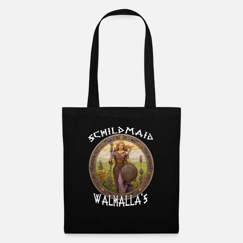 Walhalla Maidens Das Geschenk für Kriegerinnen - Stoffbeutel - Schwarz