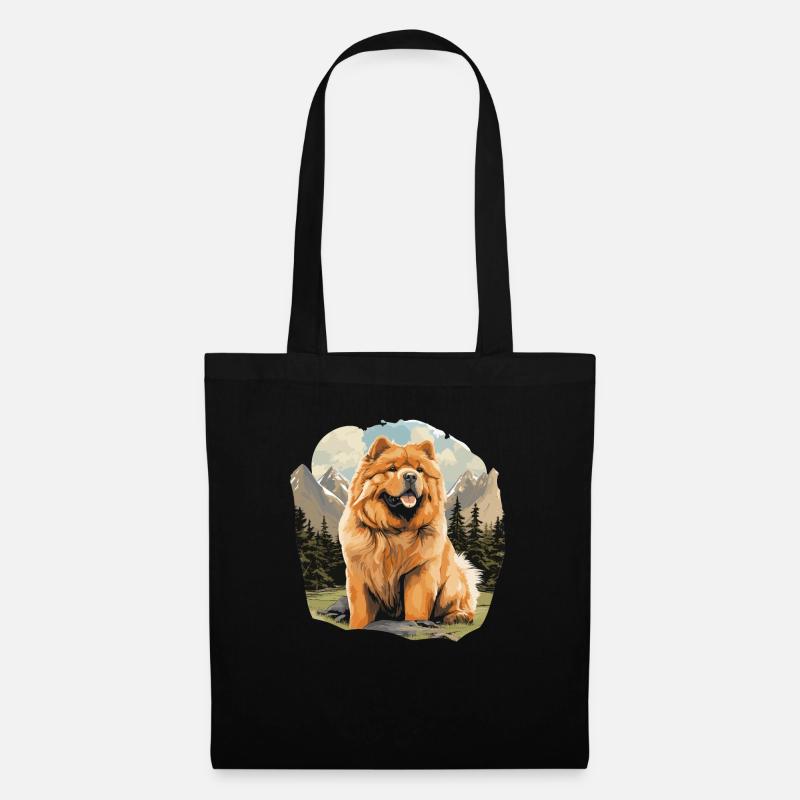 Chow Chow pour chien - Sac en tissu - noir