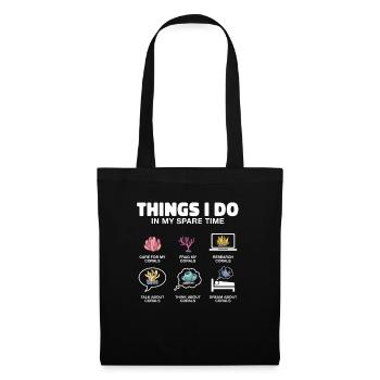 Aquarium - Sac en tissu - noir - Devant