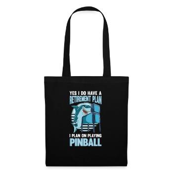 Pinball Machine Pinball Machine - Tote Bag - black - Front