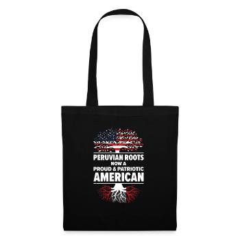 Patriote américain péruvien USA cultivé - Sac en tissu - noir - Devant