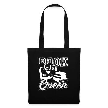 Book Book Queen - Tote Bag - black - Front