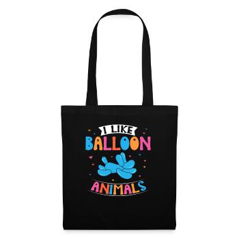 Balloon Animal Party Balloon Artist - Tote Bag - black - Front