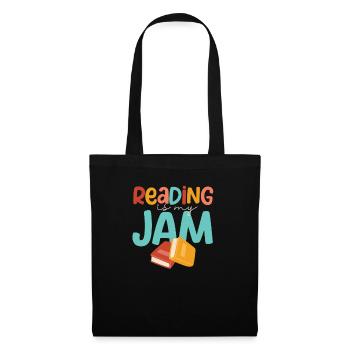 Reading is my passion Funny teacher - Tote Bag - black - Front