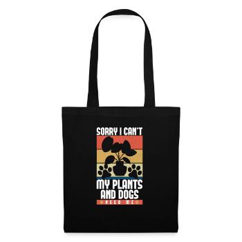 Garden and Dogs Planters Gifts Gardeners - Tote Bag - black - Front