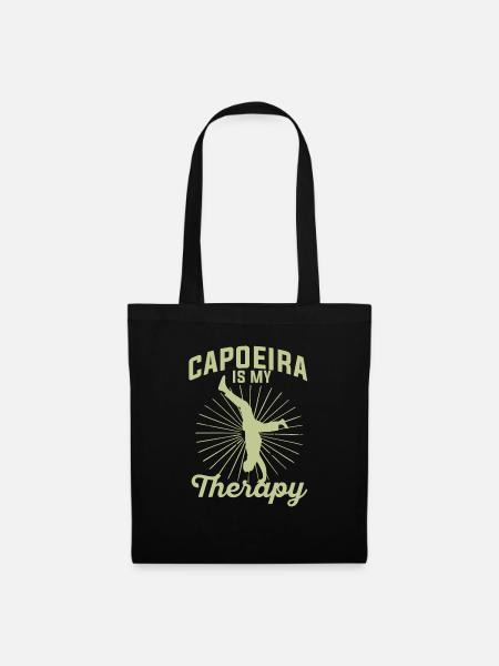 Capoeira Is My Therapy - Stoffbeutel - Schwarz