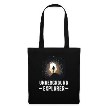 Caving Spelunking For Cave Men Women Funny - Tote Bag - black - Front