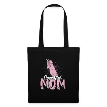 Cockatiel Mom Bird Avian Parrot Owner - Tote Bag - black - Front