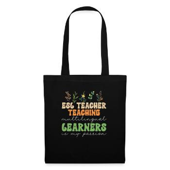 Teacher English Second Language Foreign Language - Tote Bag - black - Front