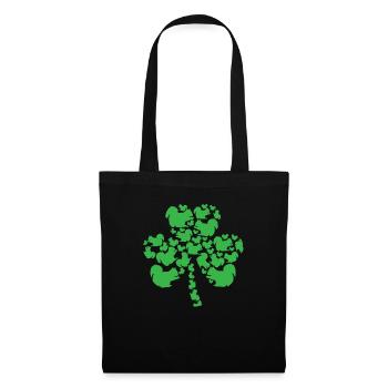 Kids Happy St. Patrick's Day Funny Forest Animal S - Tote Bag - black - Front