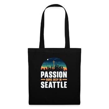Seattle State Washington USA America United States - Tote Bag - black - Front
