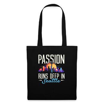 Seattle State Washington USA America United States - Tote Bag - black - Front