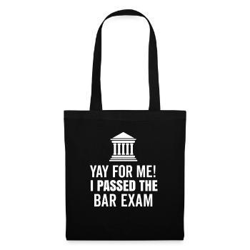 The Bar Exam Passed Funny New Lawyer Attorney - Tote Bag - black - Front