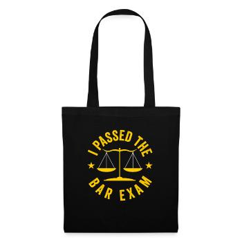 The Bar Exam Passed Funny New Lawyer Attorney - Tote Bag - black - Front