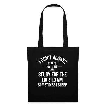 The Bar Exam Passed Funny New Lawyer Attorney - Tote Bag - black - Front