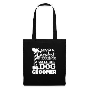 My Greatest Blessings Call Me Dog Groomer - Tote Bag - black - Front