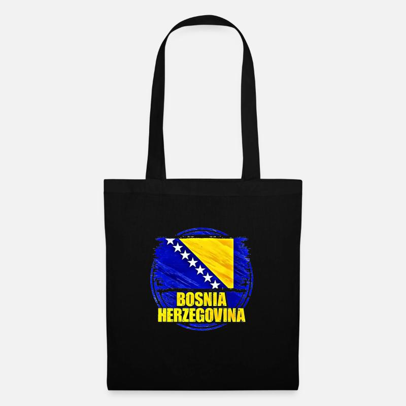 Bosnien Herzegowia - Stoffbeutel - Schwarz