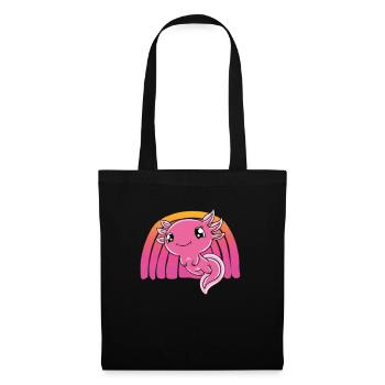 Cute Axolotl Funny Axolotl - Tote Bag - black - Front