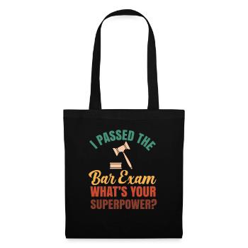 The Bar Exam Passed Funny New Lawyer Attorney - Tote Bag - black - Front