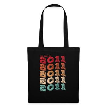 Vintage 2011 Gifts Legend for 12 Year Old - 12th - Tote Bag - black - Front