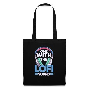 Lofi Music Lover Low Fidelity Japanese Aesthetic - Tote Bag - black - Front