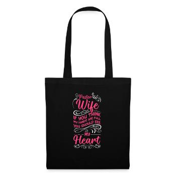 Pasteur Femme Jésus Appréciation de l’Église Chrétienne - Sac en tissu - noir - Devant