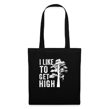 Arborist Tree Surgeon Woodworker Funny Logger - Tote Bag - black - Front