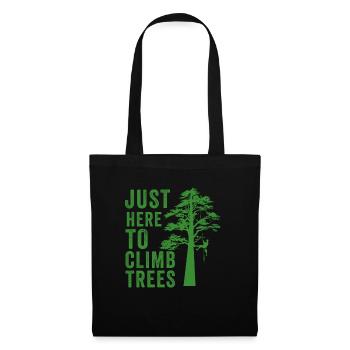 Arborist Tree Surgeon Woodworker Funny Logger - Tote Bag - black - Front