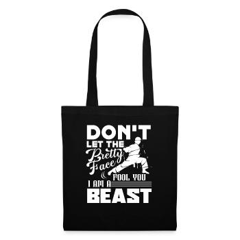 Karate Beast Don't Let The Pretty Face Fool You - Tote Bag - black - Front