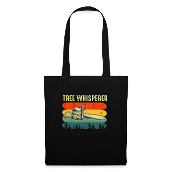 Arborist Tree Surgeon Woodworker Funny Logger - Tote Bag - black - Front