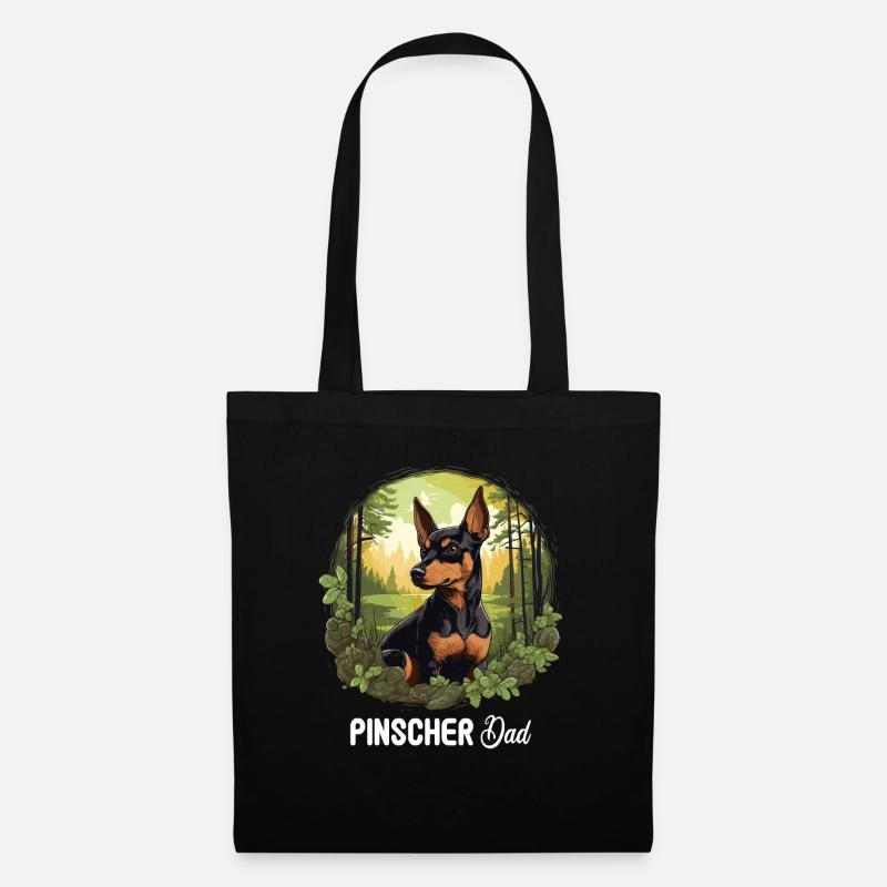 Pinscher - Stoffbeutel - Schwarz