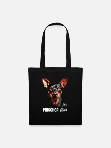 Pinscher - Stoffbeutel - Schwarz