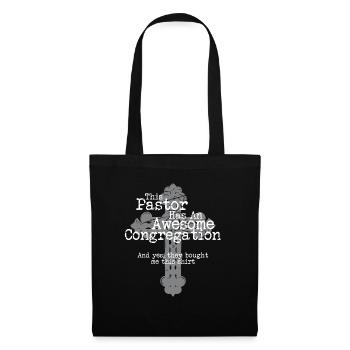 Prédicateur Chrétien Ce Pasteur A Une Géniale - Sac en tissu - noir - Devant