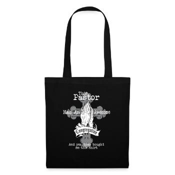 Prédicateur d’église Ce pasteur a un impressionnant - Sac en tissu - noir - Devant