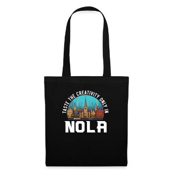 La Nouvelle-Orléans, Louisiane, États-Unis, États-Unis - Sac en tissu - noir - Devant