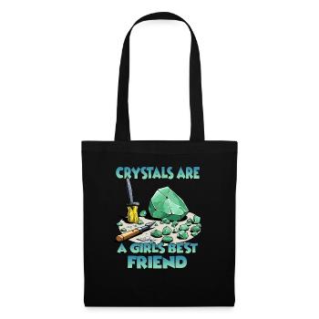 Cristal Des surprises brillantes à offrir - Sac en tissu - noir - Devant