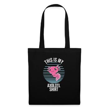 Funny Axolotl Cute Axolotl - Tote Bag - black - Front