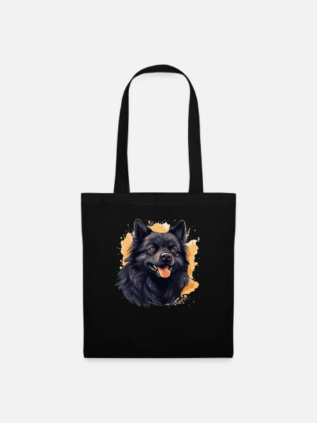 Schipperke - Stoffbeutel - Schwarz