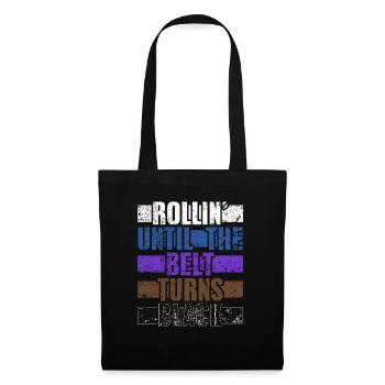 Ceinture de Jiu Jitsu Brésilien Couleurs Cadeau BJJ - Sac en tissu - noir - Devant