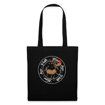 Religious Family Faith Hope Love Christmas - Tote Bag - black - Front
