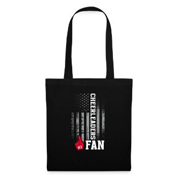 Cheer Papa Pom-pom girl Papa - Sac en tissu - noir - Devant