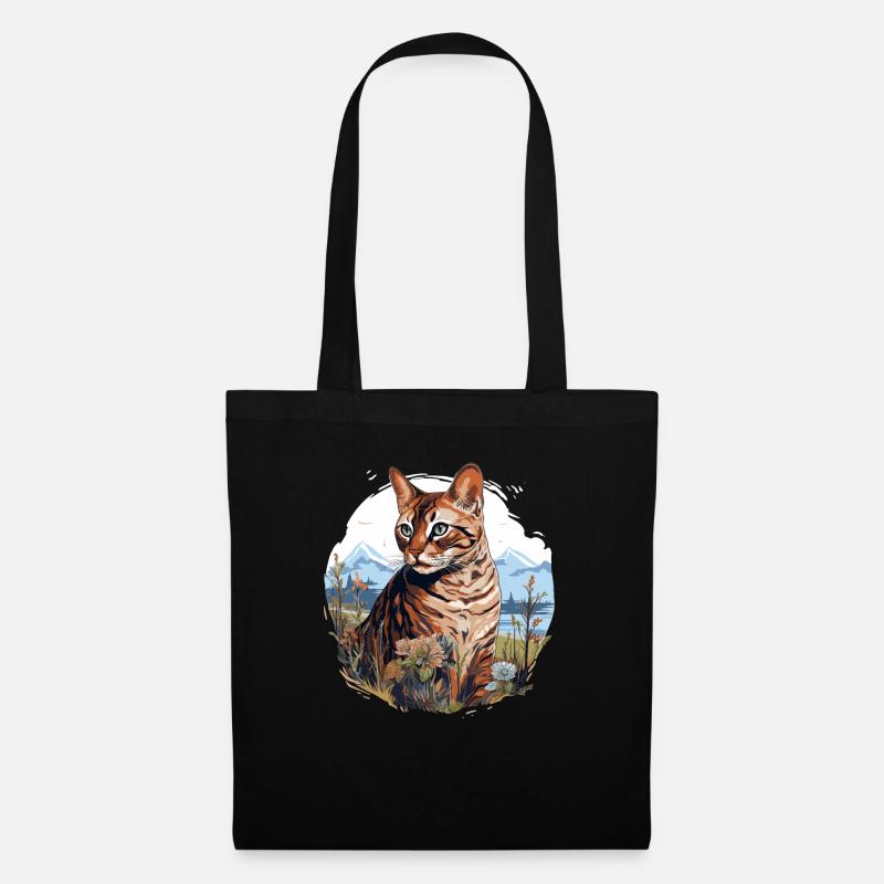 Bengal Cat - Stoffbeutel - Schwarz