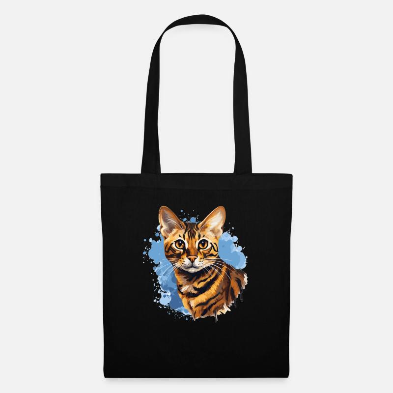 Bengal Cat - Stoffbeutel - Schwarz