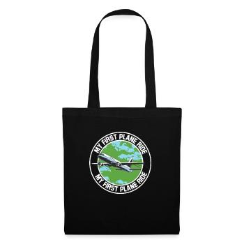 My First Airplane Ride Vacation Trip Solo - Tote Bag - black - Front