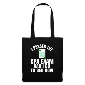 Passé l’examen CPA pour comptable agréé drôle - Sac en tissu - noir - Devant